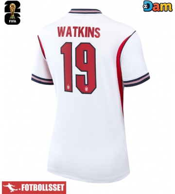 England Ollie Watkins #19 Hemmatröja Dam VM 2026 Kortärmad
